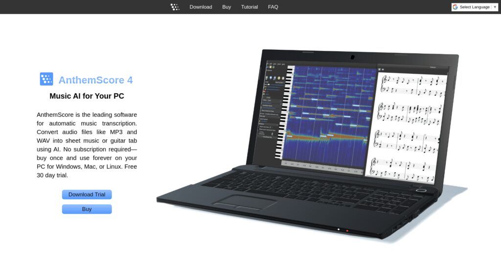 AnthemScore by Lunaverus: Herramienta IA para la Transcripción Musical 1 Anthemscore By Lunaverus: Herramienta Ia Para La Transcripción Musical