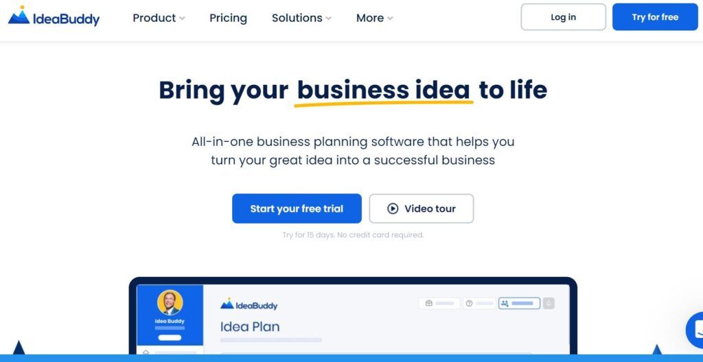 Ideabuddy: Herramienta Ia Todo En Uno Para Planificar Tu Negocio