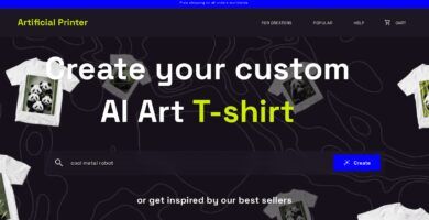 Artificial Printer: ¡Crea Tu Camiseta De Arte Con Inteligencia Artificial!