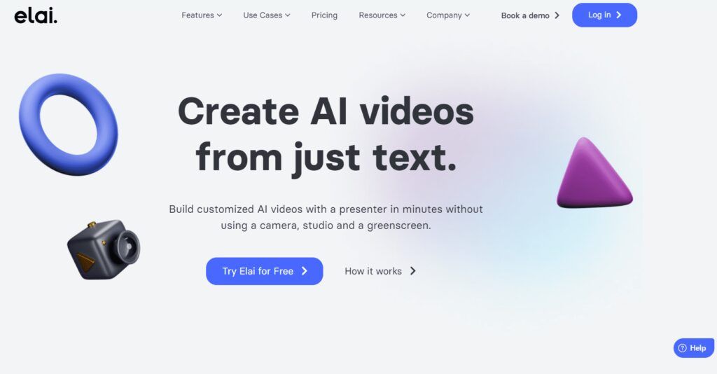 Elai Io: Creación De Videos Desde Texto A Contenido Audiovisual Con Ia