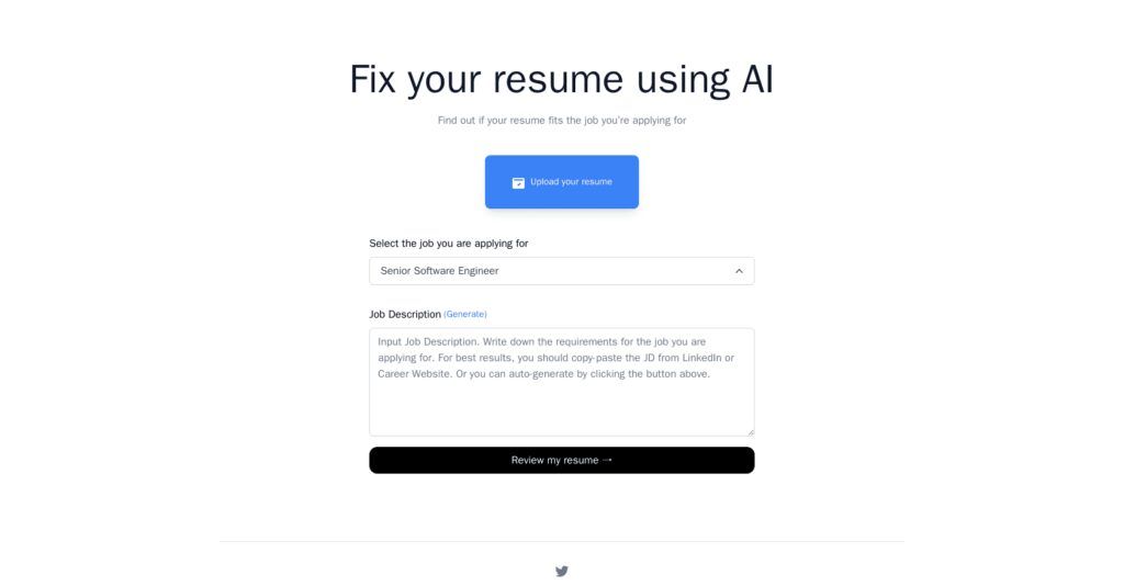 Fix My Resume: Mejora Tu Currículum Con Inteligencia Artificial