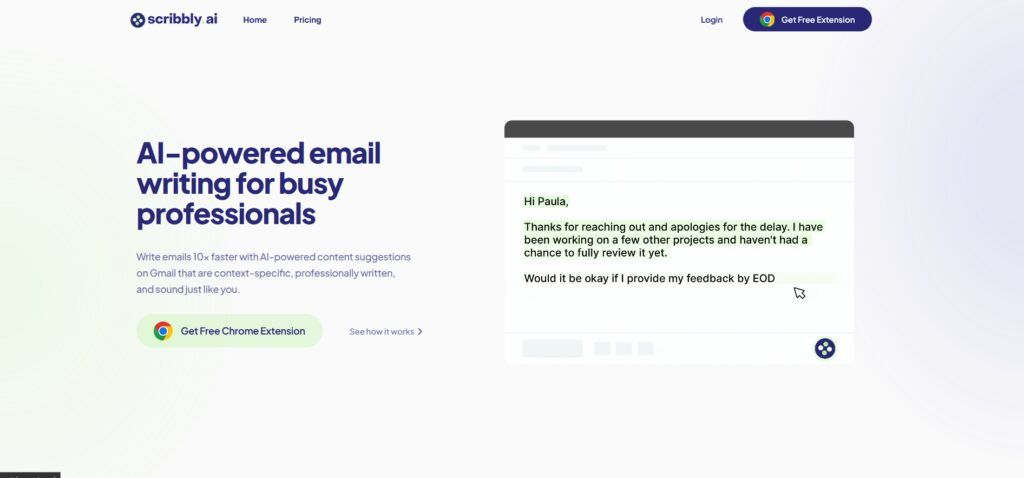 Scribbly: Potencia Tu Escritura De Correos Electrónicos Con Ia