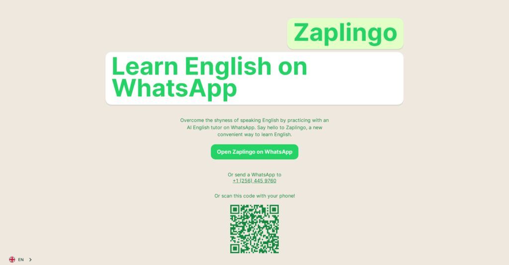 Zaplingo: Aprende Inglés En Whatsapp Y Telegram Con Ia - Gratis
