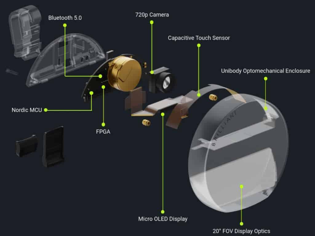 Lentes De Realidad Aumentada Para Gafas: Brilliant Monocle