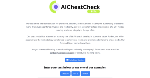 aicheatcheck: