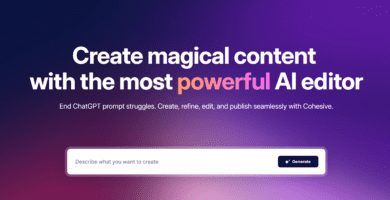 Cohesive: Crea contenido mágicocon el editor de IA más poderoso 52 Cohesive: Crea Contenido Mágicocon El Editor De Ia Más Poderoso