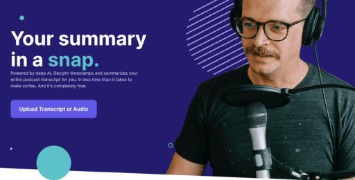 deciphr: producción de podcasts gracias a la ia