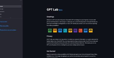 Gpt Lab: Socializa Con Asistentes De Ia Preentrenados En El Lounge