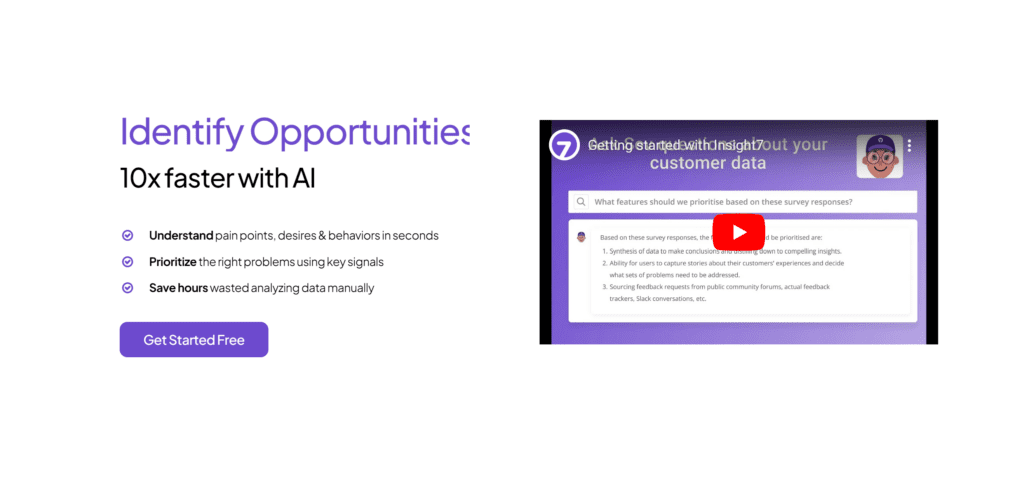 Insight7: Conoce mejor a tus clientes con IA 1 Insight7: Conoce Mejor A Tus Clientes Con Ia