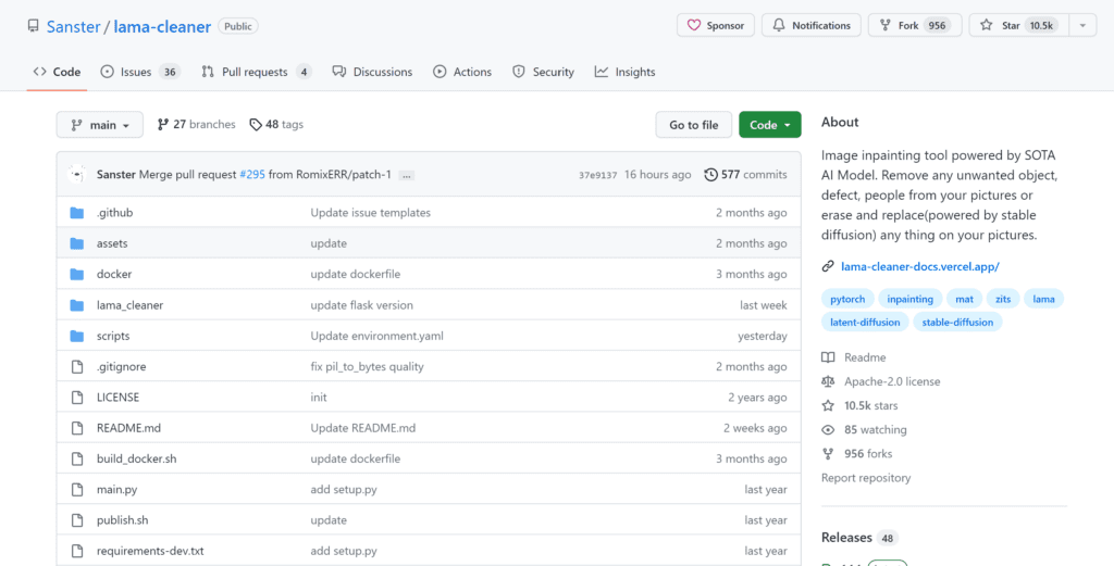 Lama Cleaner: Edición De Imágenes Impulsada Por Sota Ai Model