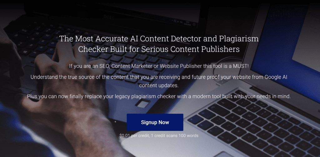 Originality.ai: Detección De Plagio Y Contenido Generado Por Ia Para Editores Web