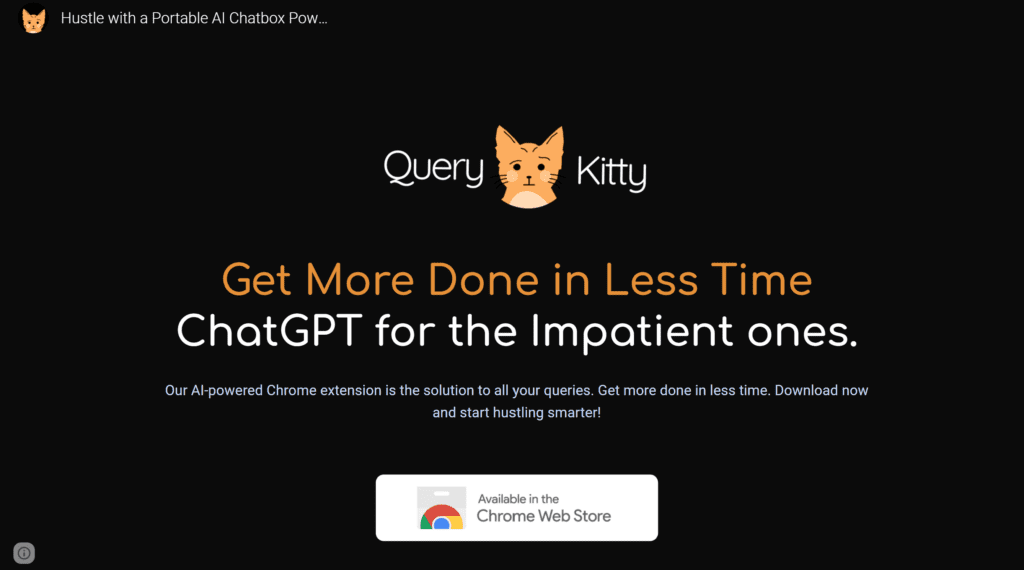 Querykitty: La Extensión De Chrome Que Cambia La Forma En Que Navegamos