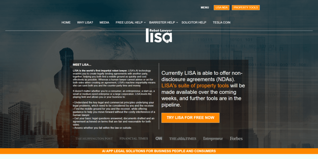 Robot Lawyer Lisa: Herramienta Ia Para Documentos Legales Y Asesoramiento