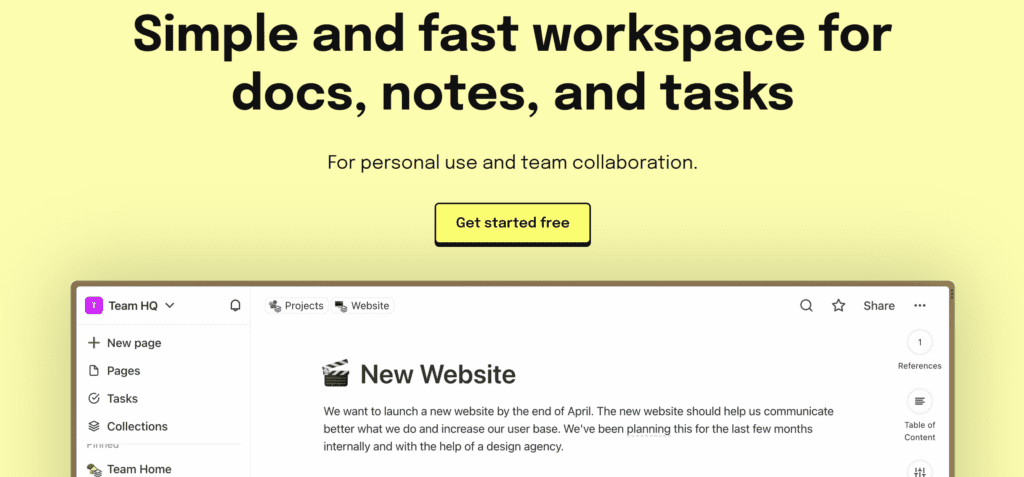 Saga: Un Espacio De Trabajo Para Organizar Y Colaborar
