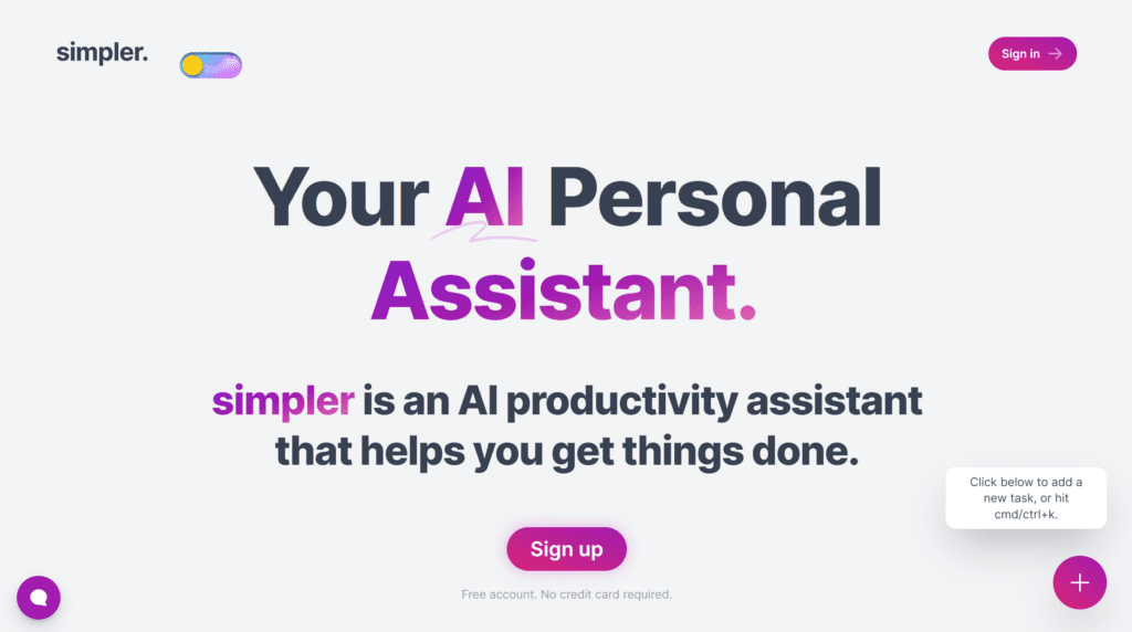 Simpler: El Asistente De Productividad Impulsado Por Ia