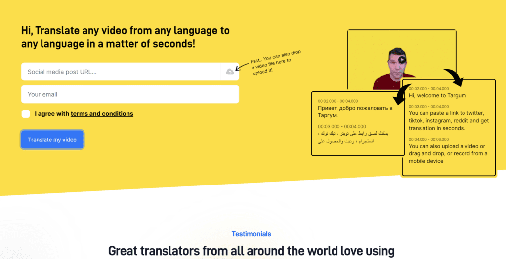 Targum Video Lanza Targumbeta: Traduce Vídeos De Redes Sociales
