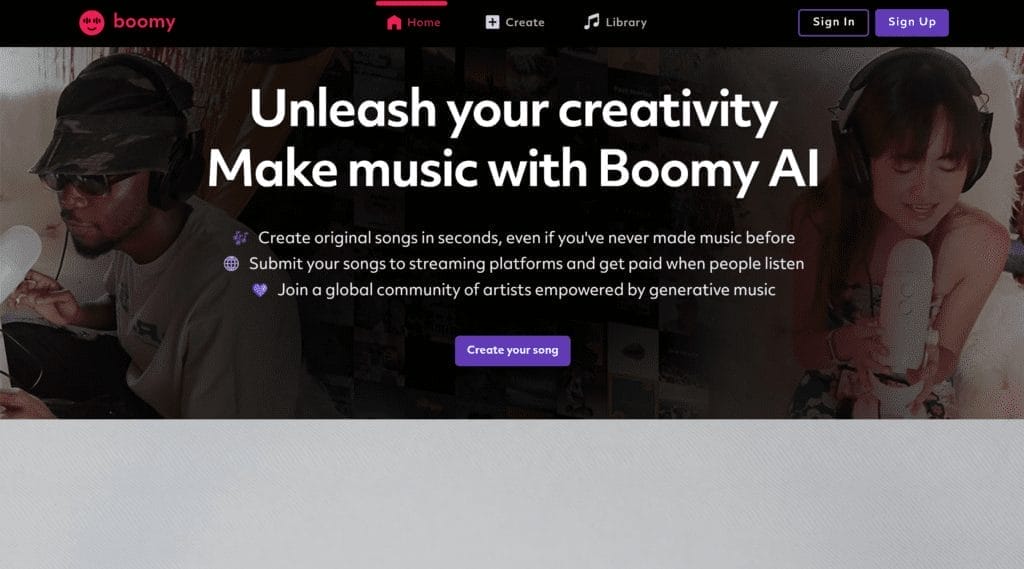 Boomy: Haz Música Con Ia Y Crea Canciones Originales En Segundos