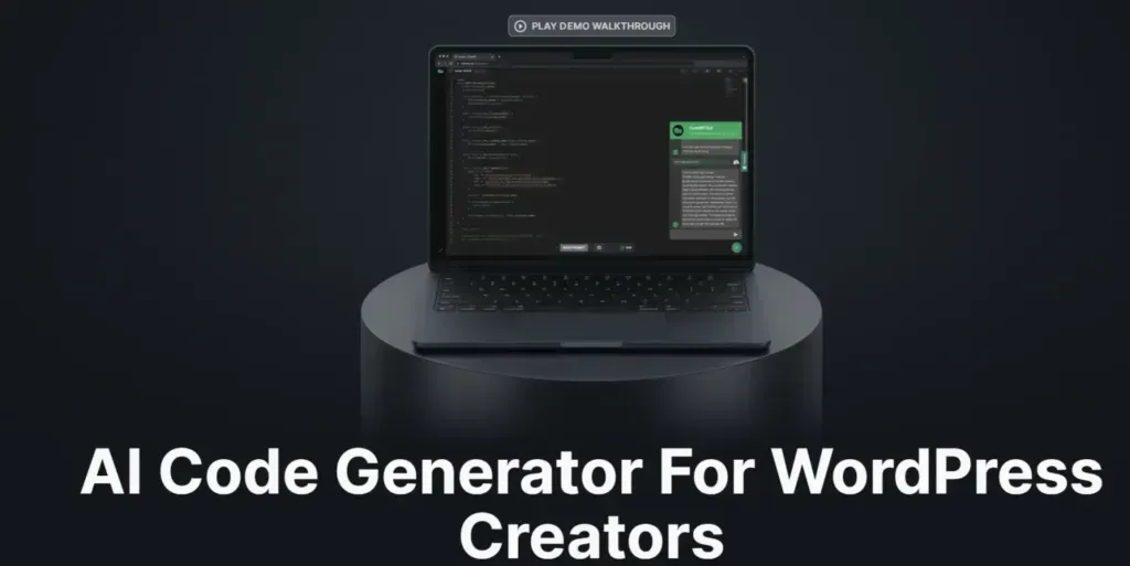 CodeWP: Genera código para WordPress, WooCommerce y otros complementos con IA 1 Codewp: Genera Código Para Wordpress, Woocommerce Y Otros Complementos Con Ia