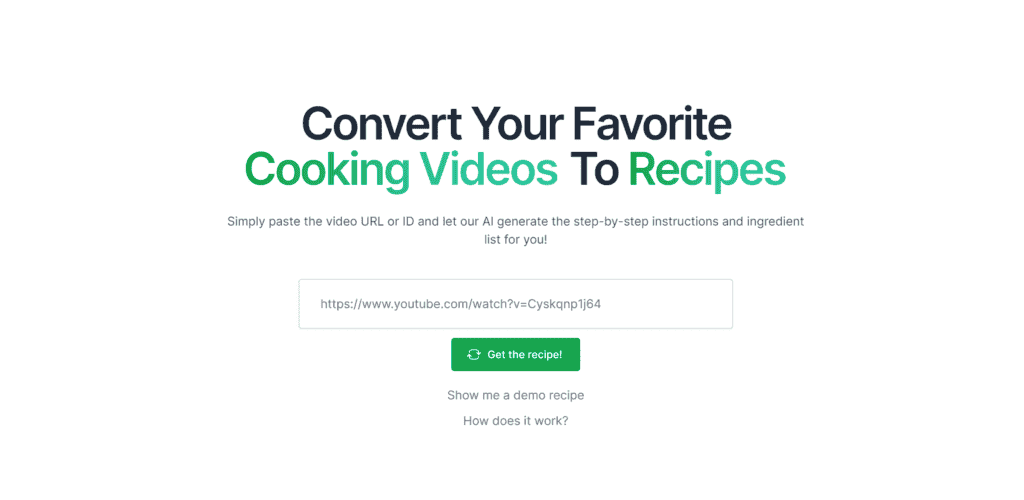 Video2Recipe: Transforma V&Iacute;Deos De Cocina En Recetas Con Ia