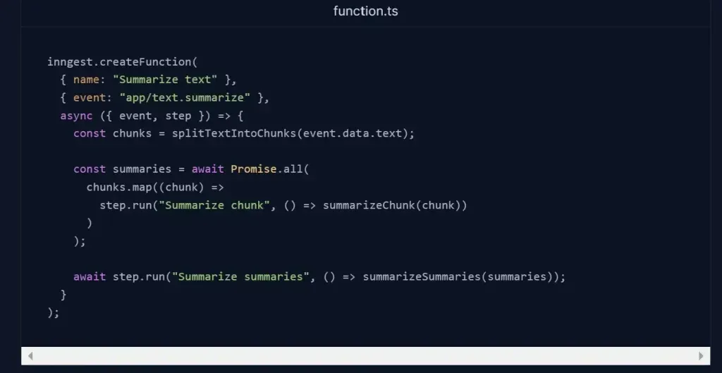 Inngest: Ia Para Documentación Personalizada Y Ejemplos De Código Personalizados Para Programar Funciones Sin Servidor