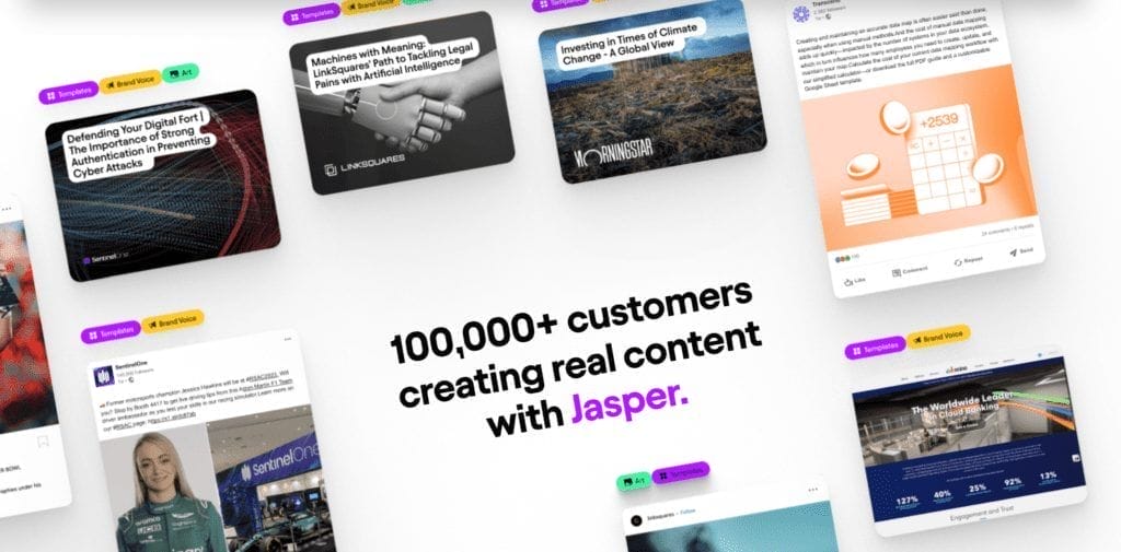 Jasper: Ia Para Escribir Textos De Ventas De Marketing Y Contenido De Blog