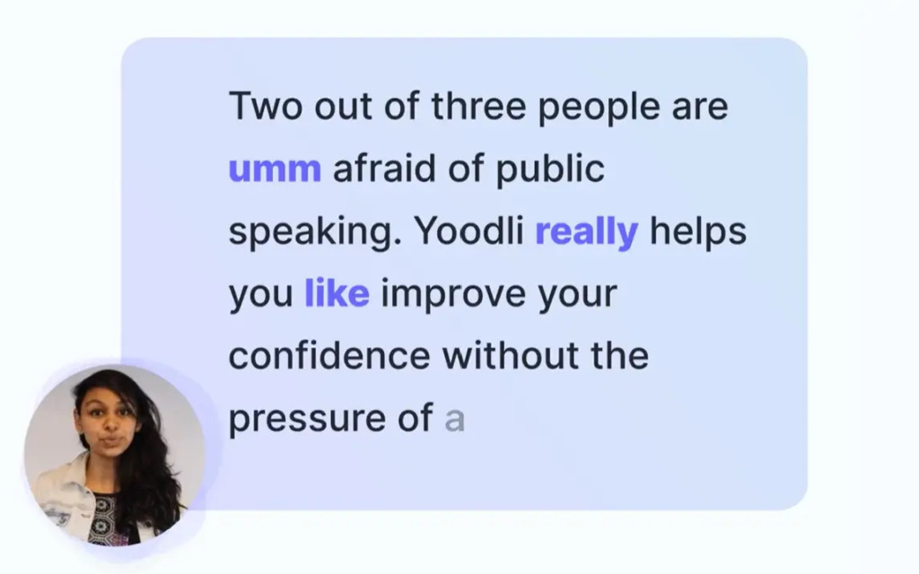 Yoodli: Comentarios Personalizados De Un Entrenador Del Habla Con Ia