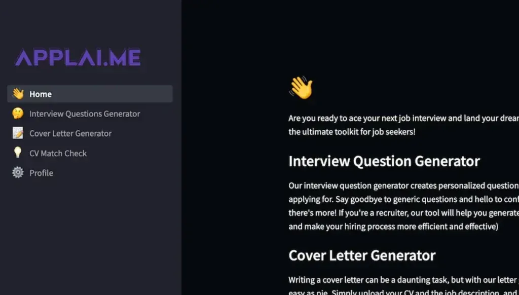 Applai.me: Plataforma Con Ia Para Preparación De Trabajos Y La Optimización De Cv