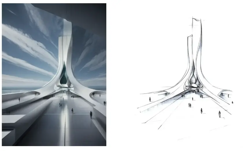 Arch Synth: Ia Para Convertir Bocetos En Impresionantes Efectos Visuales
