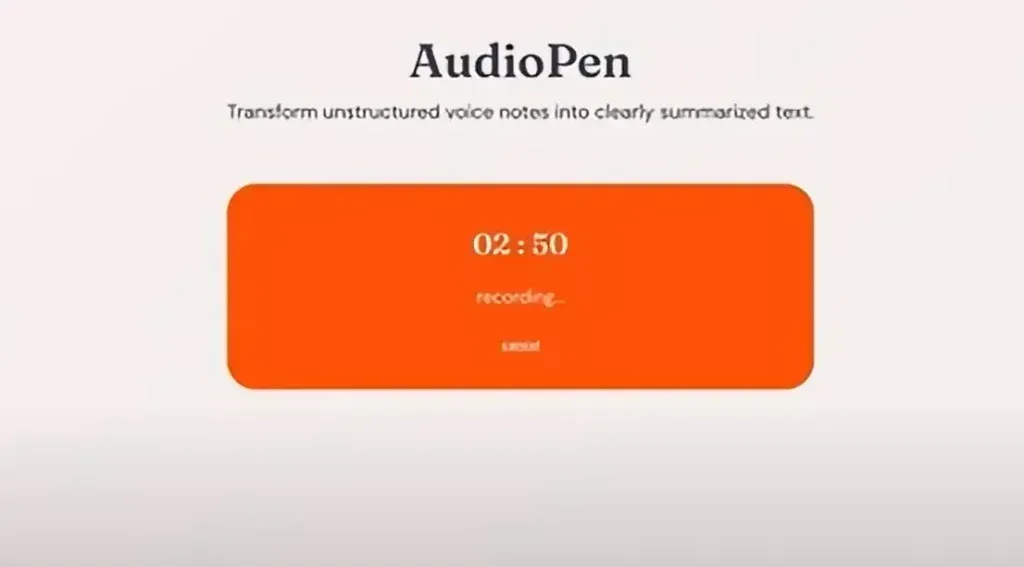 AudioPen: IA para transcribir palabras habladas en texto resumido 1 Audiopen: Ia Para Transcribir Palabras Habladas En Texto Resumido