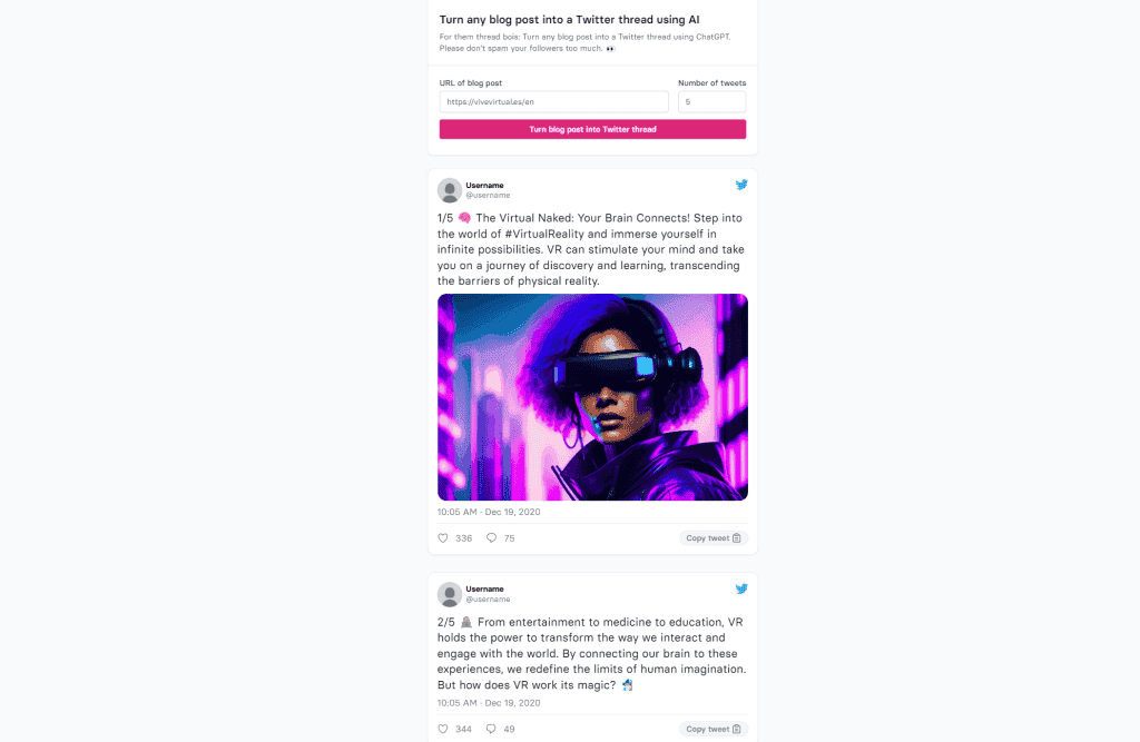 Blogtweet: Convierte Publicaciones De Blog En Hilos De Twitter Con Inteligencia Artificial