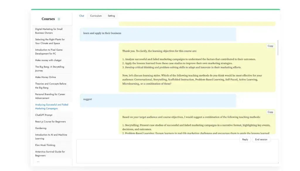 Chat2Course: Ia Para Crear Cursos Y Tutorías
