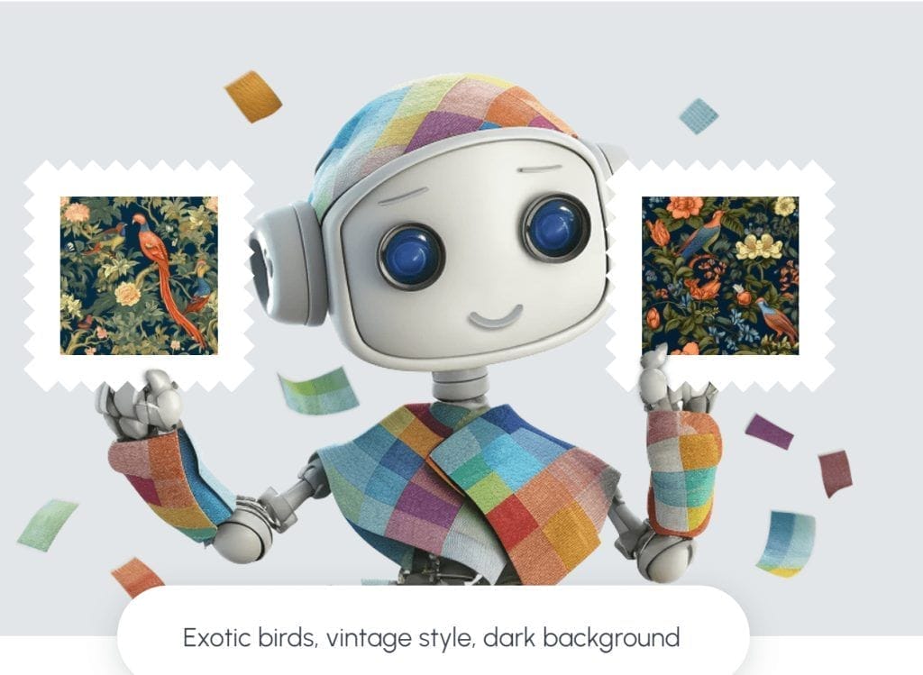 Fabricgenie: Crea Diseños De Impresión Para Telas De Cortinas, Persianas Y Tapicería Con Ia Grats