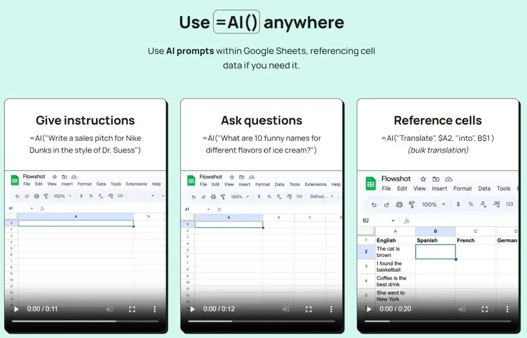 Flowshot: Herramienta Ia Para La Automatización De Hojas De Google