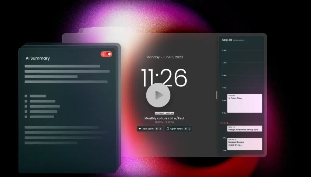 Magical: Administra Reuniones, Programaciones Y Notas Pestañas Navegador