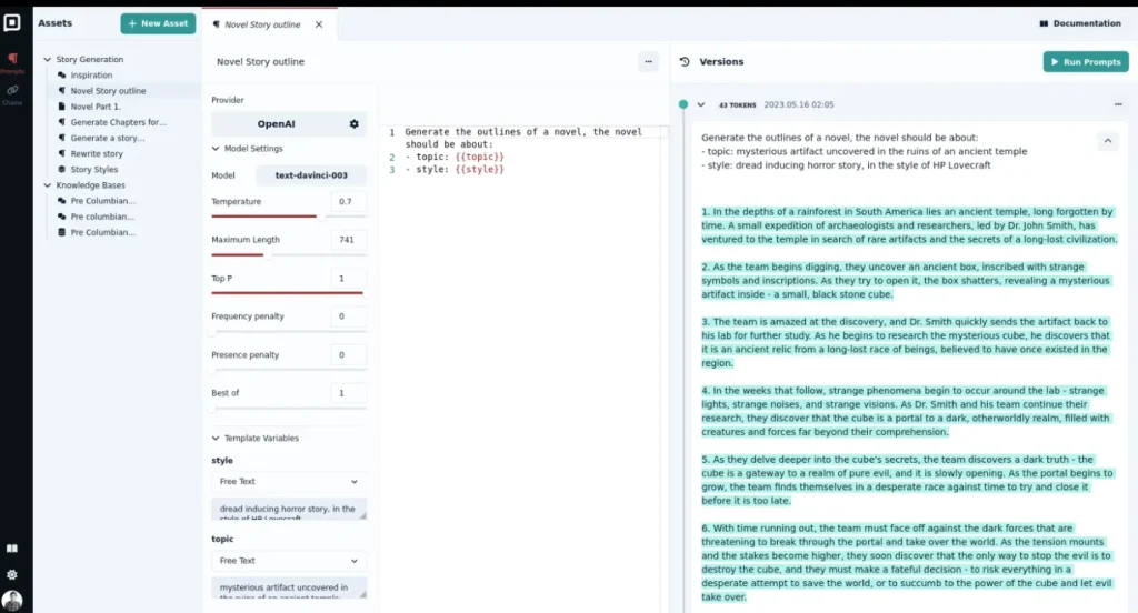 Prompt Studio: Ia Para El Diseño De Avisos Con Variaciones, Comparaciones Y Gestión