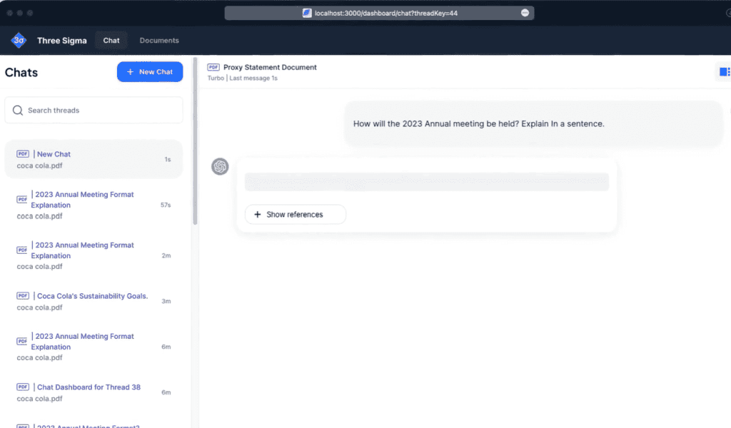 Three Sigma: Encuentra Y Rastrea Información De Documentos Con Ia De Investigación
