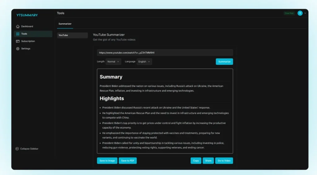 Ytsummary: Ia Para Generar Resúmenes De Vídeos De Youtube