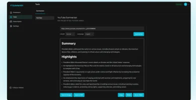 YTSummary: IA para generar resúmenes de vídeos de YouTube 31 Ytsummary: Ia Para Generar Resúmenes De Vídeos De Youtube