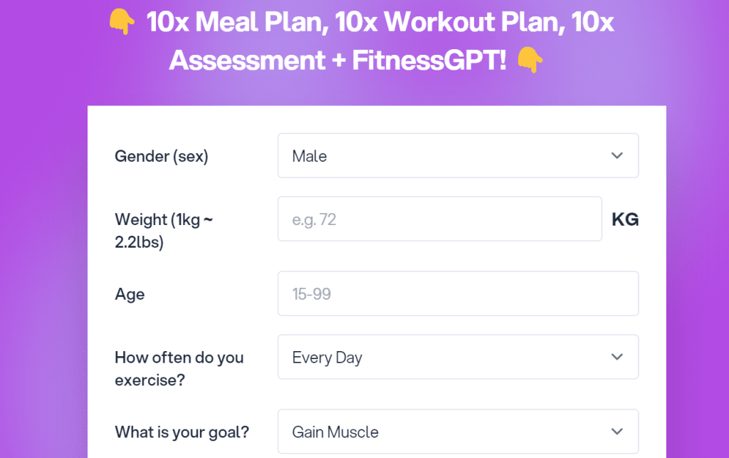 Mikeai: Entrenador De Fitness Con Ia Con Planes De Alimentación Y Entrenamiento