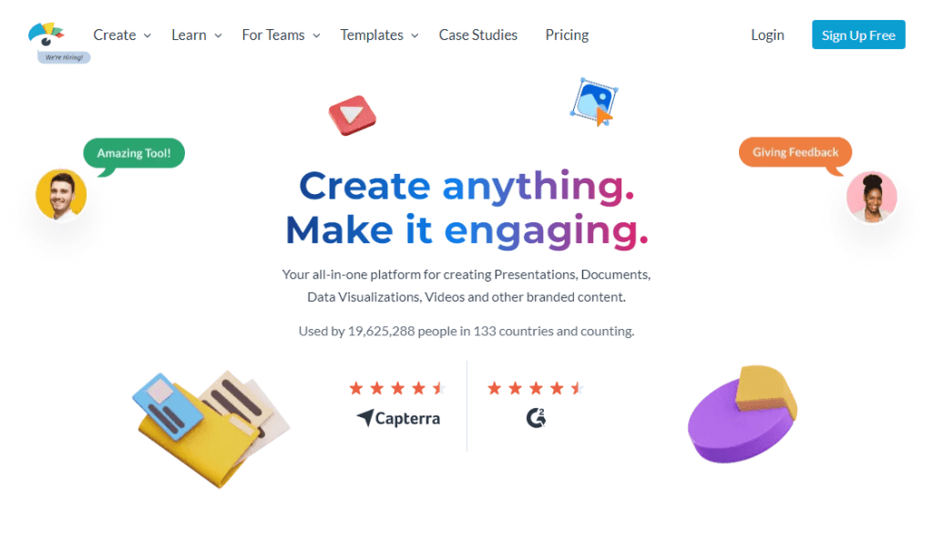 Visme: Plataforma Ia De Diseño Todo En Uno