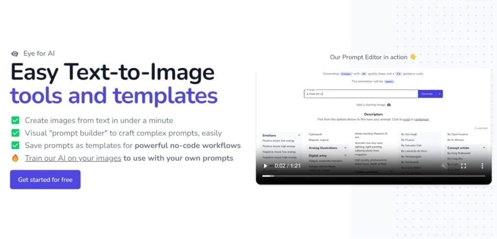 Eye For Ai: Genera Imágenes Únicas Con Facilidad Usando Ia