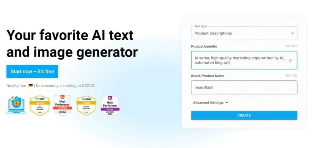 Neuroflash: Plataforma Ai-Driven Para Generar Textos De Marketing De Alta Calidad Con Ia