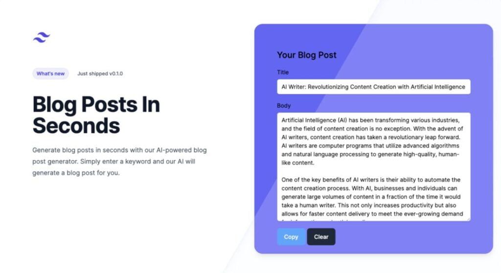 Oneclickcopy: Generador De Blog Posts En Segundos Con Inteligencia Artificial