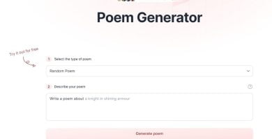 Poetry Tips: Generador De Poemas Para Expresar Tu Creatividad Con Inteligencia Artificial