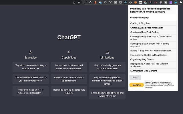 Promptly: Extensión De Chrome Con Ia Para Escritura Con Características