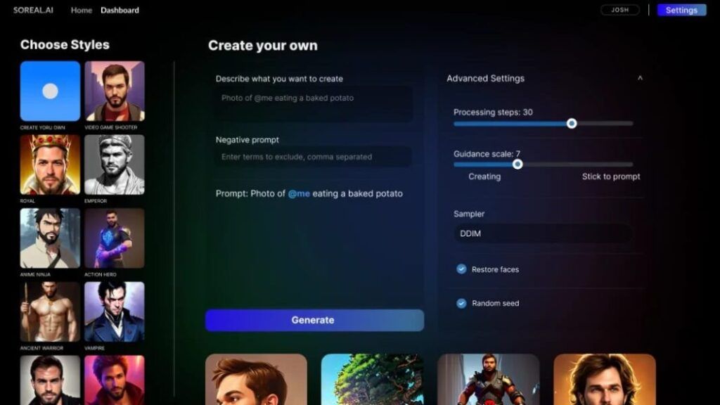 Soreal.ai Studio: Generador De Imágenes Ia De Alta Calidad