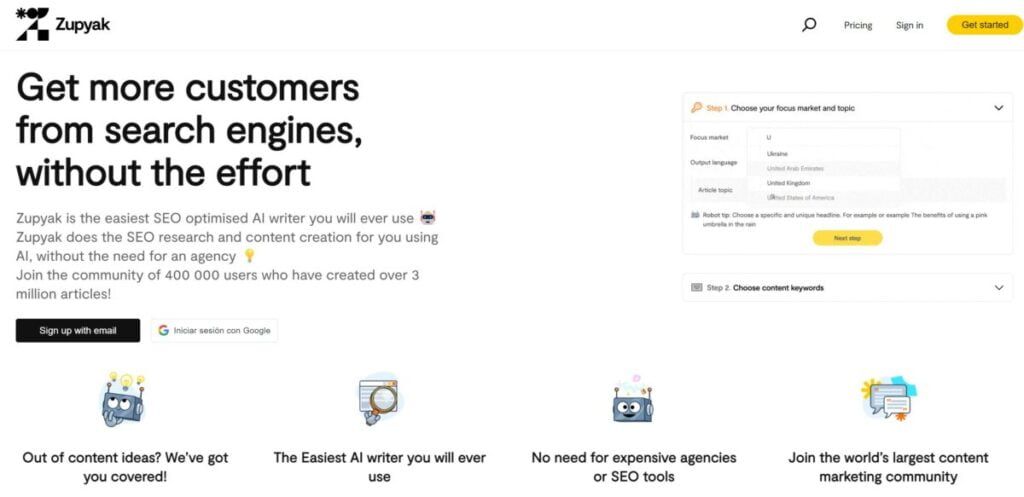 Zupyak: Genera Contenido Seo Optimizado Para Potenciar Tu Impacto En Búsquedas Con Ia