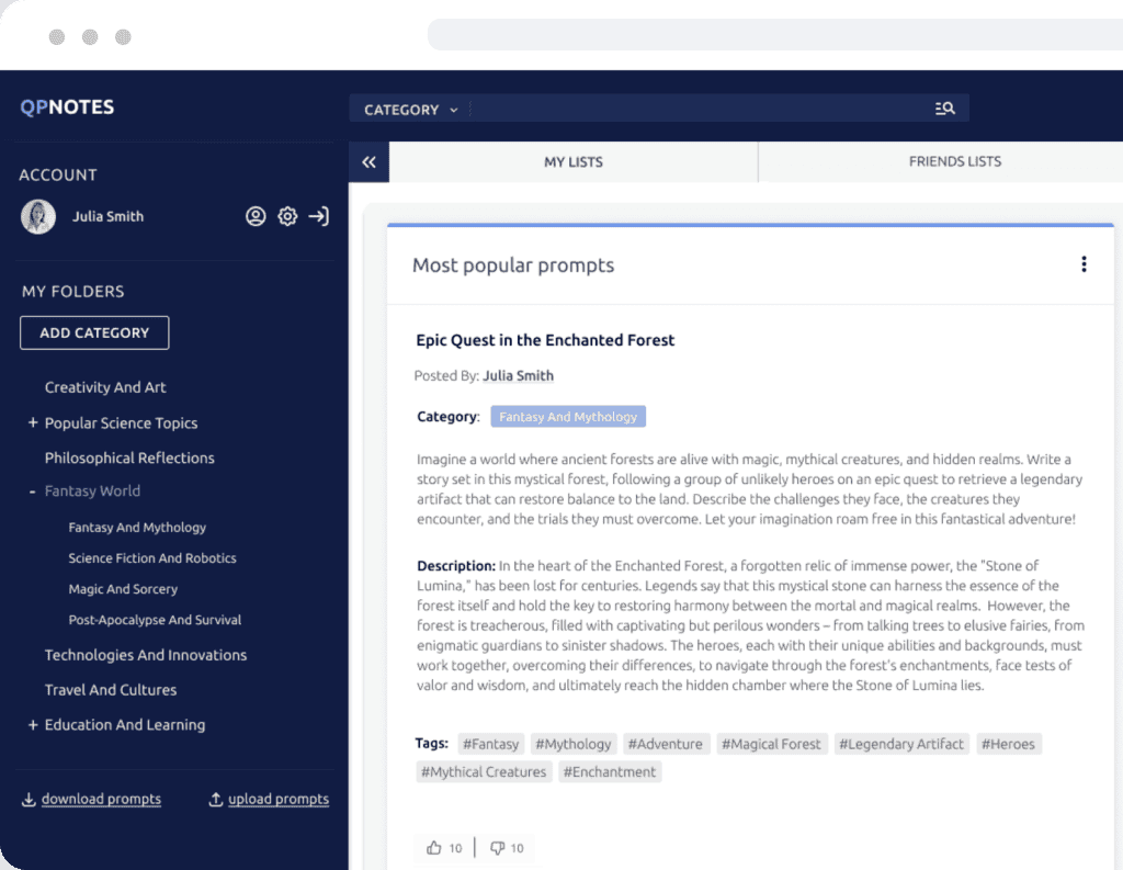 Qpnotes: Ordena Tus Notas Y Consultas De Ia De Acuerdo Con Tus Necesidades Específicas
