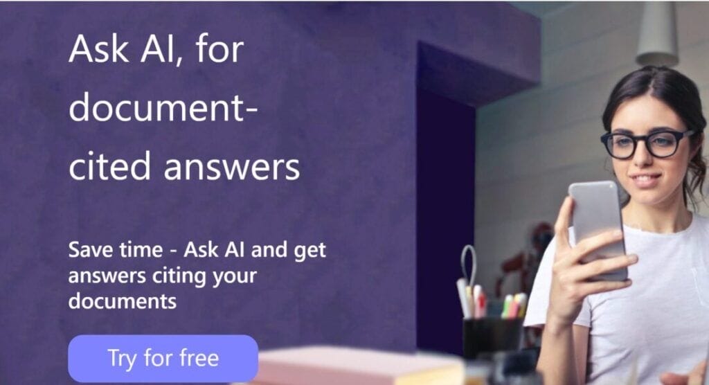 AnyQuestions AI: Obtén Respuestas Precisas y Citadas de sus Documentos 1 Anyquestions Ai: Obtén Respuestas Precisas Y Citadas De Sus Documentos
