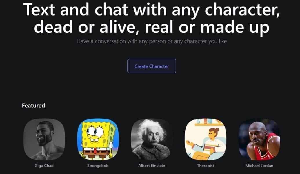 Env&Iacute;A Mensajes De Texto Y Chatea Con Cualquier Personaje, Vivo O Muerto, Real O Inventado.